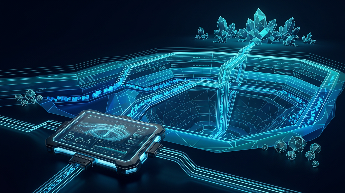 Mining & Materials sector illustration