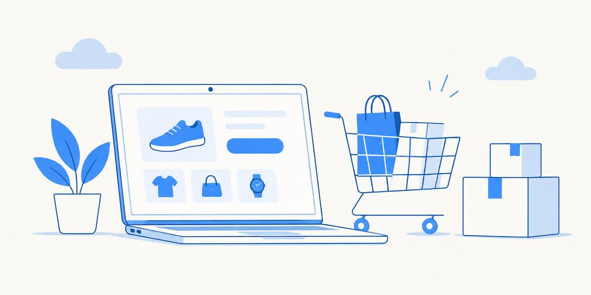 Retail & E-Commerce sector illustration