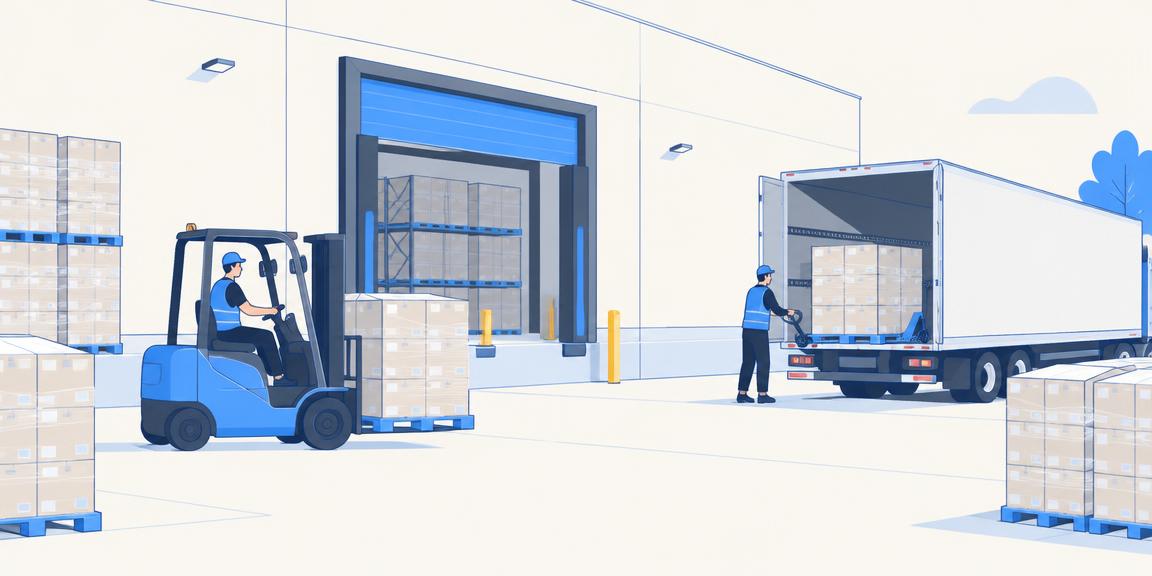 Wholesale & Distribution sector illustration